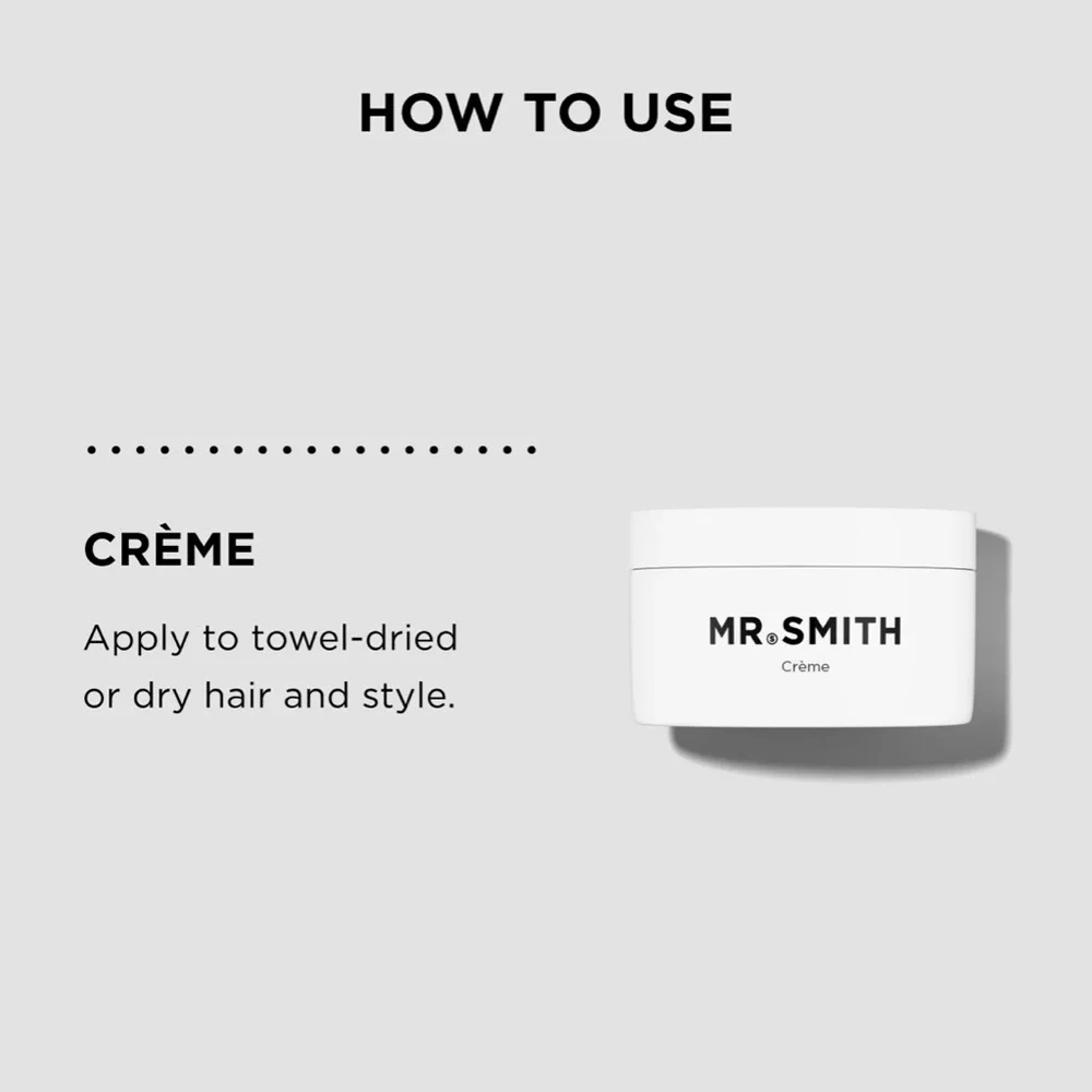 NIB Mr. Smith Creme 2.7oz Flexible Hold and natural movement‎ add shine